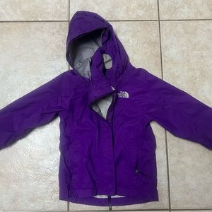 Gently used North Face rain jacket